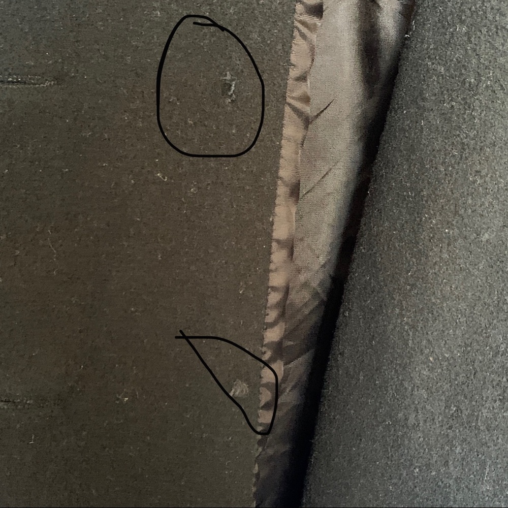 Albert Nipon- Black Peacoat Size 8 - image 3